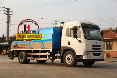 China China JIUHE 100m3/H diesel mobile concrete pump line pump truck mounted trailer concrete pump zu verkaufen