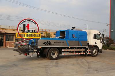 中国 JIUHE JHZ5140THB-100 ディーゼル モバイル コンクリート トラック 搭載 コンクリートポンプ トレーラー コンクリートラインポンプ 建設用 販売のため