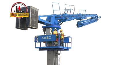 China JIUHE Self Climbing 32M Hydraulic Spider Placing Boom Concrete Placing Concretes Pumps for sale