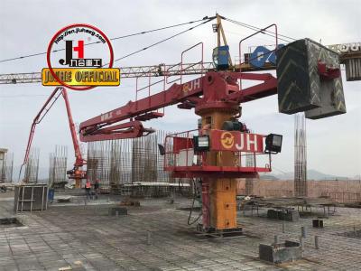 China JIUHE HG33 33 Meters Self-Climbing Concrete Placing Boom Concrete Placement Boom Placer for sale