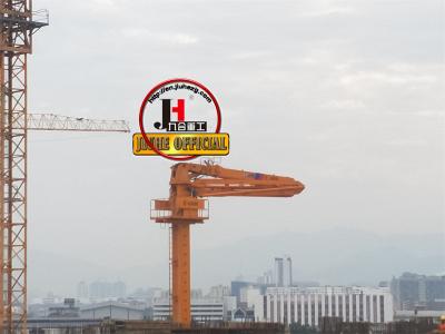 中国 JIUHE HG28B 28 メートル ズームリオン コンクリートポンプ 配置 ブーム 3 セクション ブーム コンクリート ブーム 配置 販売のため
