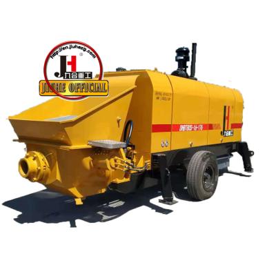 China Diesel And Electric Power Type Tow Behind Trailer Stationary Station Concrete Pump Schwing Stetter Concrete Pumps for sale