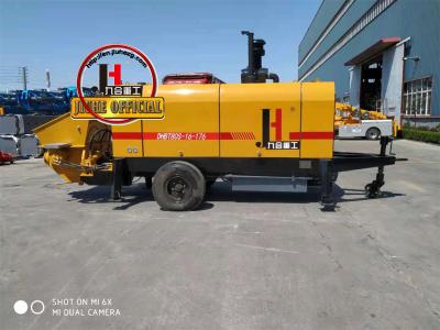 China HBT6013K 60m3/H Bomba de concreto montada num reboque estacionário a diesel à venda