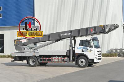 China JMC 32m tot 65m Lift Ladder Truck 4000L Water Tank Aerial Platform Aerial Ladder Fire Truck Aerial Working Vehicle Te koop
