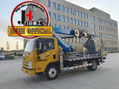 China JIUHE Aerial Lift Truck 25m Aerial Working Platform Truck High Height Work Vehicle zu verkaufen