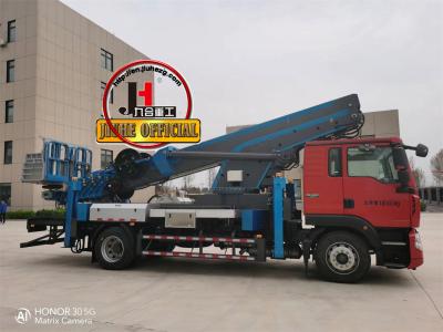 중국 JIUHE 45VK Aerial Platform Truck With HOWO Chassis High Height Work Operation Truck 판매용