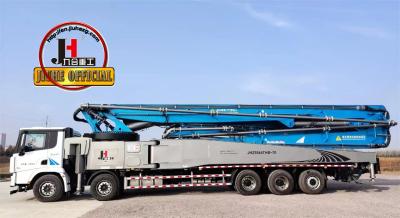 China 70M JIUHE isuzu Diesel Concrete Pump Truck with 6 Sections Boom Arm in 2023 à venda