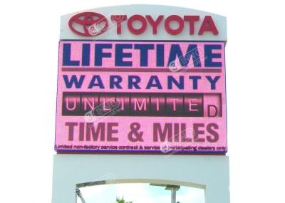 China Steel Fixed Outdoor Advertising LED Display For Hotel / Waterproof LED Screen for sale