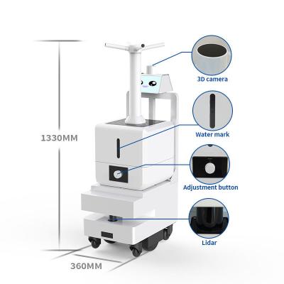 China Intelligent Disinfect Sanitizer Machine Sterilization Equipment Spray Sterilizing Robot For Hospital Hotel Te koop