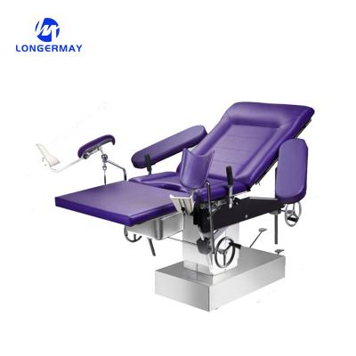China Medical Manual Portable Gynecological Exam Table Delivery Bed With Mattress à venda