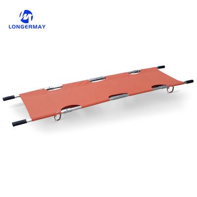China Portable Foldable Ambulance Stretcher Medical Emergency Fireproofing Waterproof for sale