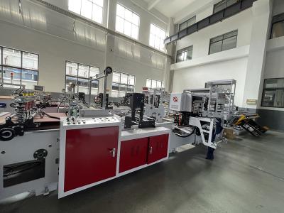 China Heat Sealing Cutting Handle Bag Making Machine 13kw 80 Pcs/Min for sale