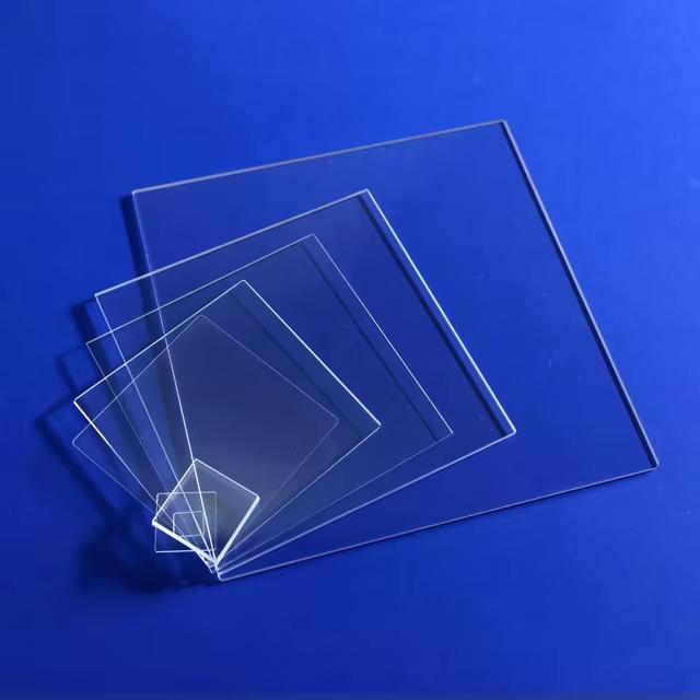 High Transmittance Custom Sizes Are Available High Temperature Resistant Transparent Quartz Glass Plate