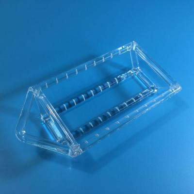 China Custom Quartz Carrier Glass Boat For Silicon Wafer In High Temperature Furnace for sale