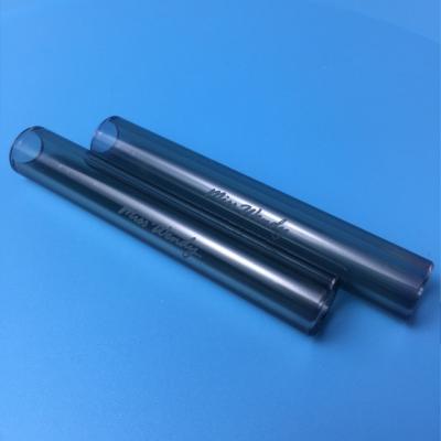 China Transparent Black Borosilicate Glass Tube For Device Component With Laser Engraving for sale