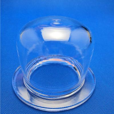 China High Temperature Resistance Clear Quartz Tube Custom Sealed With Flange Large Diameter for sale