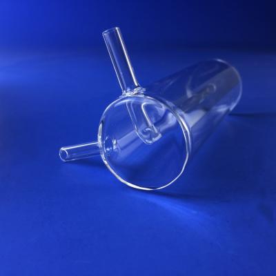 China Corrosion Resistant Chemical Glassware Quartz Glass Fittings With Quartz Valves for sale