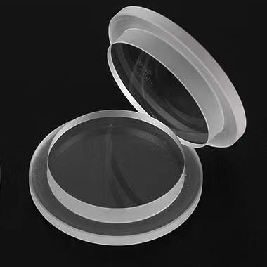 China Circular Shape Customized Quartz Glass Substrate High Temperature Resistant for sale