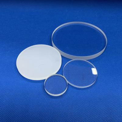 China 0.1mm Thickness Quartz Discs High Temperature Resistant Clear for sale