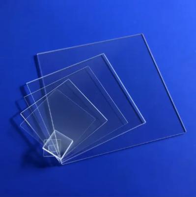 China Density 6.91g/cm3 High Temperature Quartz Glass Plate For 1200 Degree Work Temperatre for sale