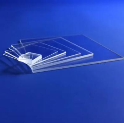 China Density 6.91g/cm3 High Temperature Quartz Glass Plate For 1200 Degree Work Temperatre for sale