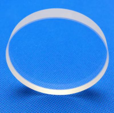 China Transparent And Clear Heat-Resistant Quartz Plate In Round Shape For Glass Product for sale