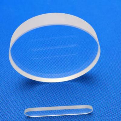 China Transparent And Clear Heat-Resistant Quartz Plate In Round Shape For Glass Product for sale