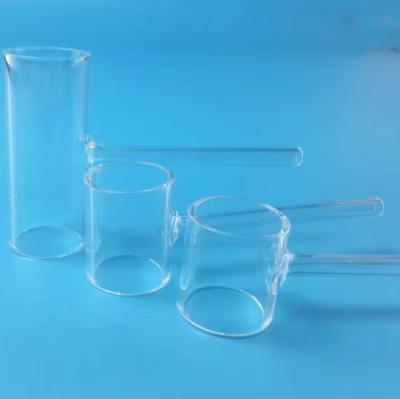 China Wholesale Clear Quartz Glass Tee Pipe for sale