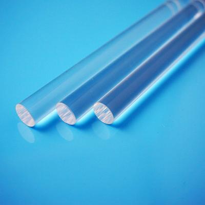 China Customized Clear Quartz Rod High Temperature Resistance 1000 Degree for sale