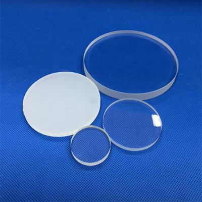 中国 円の石英ガラスのWindowsの透明な厚さの許容0.1mm 販売のため