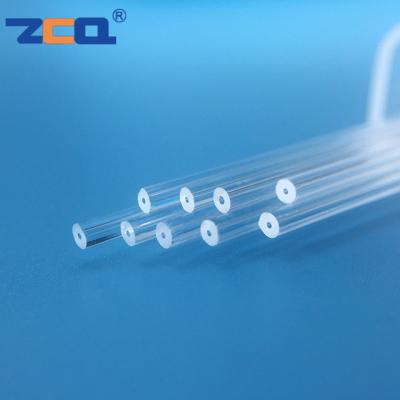 China Custom Quartz Capillary Tube Thick Wall Small Diameter OD 6mm ID 0.8mm for sale