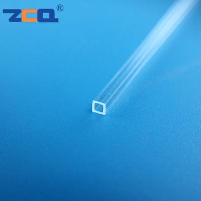 中国 実験室のための小さい正方形の水晶管の側面の長さ0.5*0.5*0.3*0.3mm 販売のため