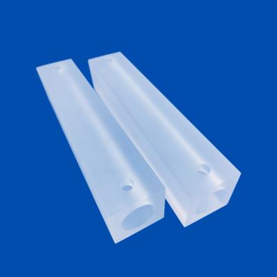 China Frosted Fused Silica Laser Cavity 99.99% Pure Quartz High Precision Parts for sale