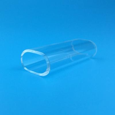 China Transparent Laser Spare Parts Single Hole Quartz Glass Laser Flow Tube for sale
