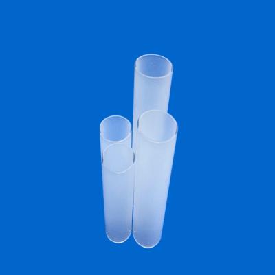 China Milky Opaque Quartz Glass Tube 10-300mm Length For High Temperature Thermocouple for sale