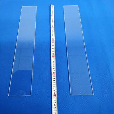 China La placa de vidrio de gran tamaño de cuarzo modificó las hojas finas del cuarzo para requisitos particulares de 0.5mm-30m m en venta