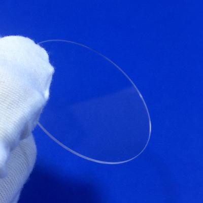 China Ultra Thin Fused Quartz Plate Transparent Fused Silica Sheet Thickness 0.1mm for sale