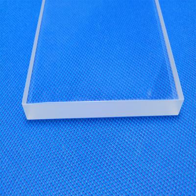 中国 注文の添加された水晶ガラス シートの高精度0.03mmの許容 販売のため