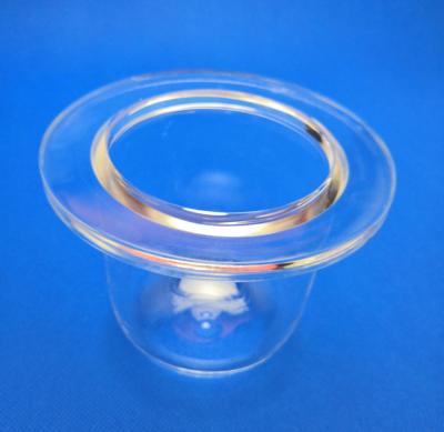 China Alta temperatura personalizada do tubo de fornalha de quartzo com flange à venda