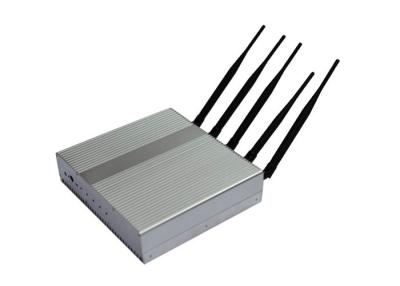 China GPS Wifi CDMA Cellular Signal Blocker Jammer With 8 Band Frequency , Long Life Time for sale