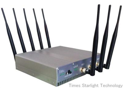 China Bluetooth WiFi GPS High Power Signal Jammer with IP Remote Monitoring System for sale