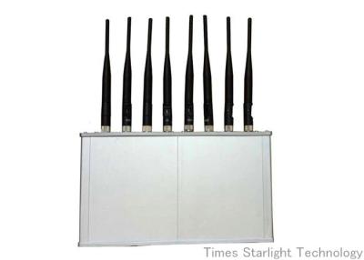 中国 小さい細胞 8 つのバンド WiFi UHF VHF GPS 信号のブロッカー携帯電話の妨害機 販売のため