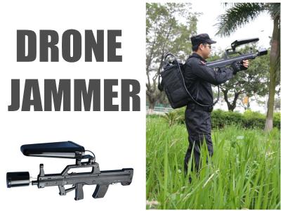 China SGS CE 2.4Ghz Anti Drone Jammer / Drone Frequency Scrambler With 2000m Range for sale