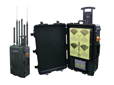 China Man Pack Drone Frequency Jammer / Drone Jamming Device For Privacy Protection for sale