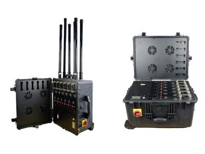 China 8 Antennas Drone Signal Jammer / 2.4 Ghz Frequency Jammer With 2 Hours Inner Battery for sale