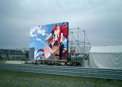 China Movable Outdoor Rental LED Display P10 Easy Installation 14.5kg for sale