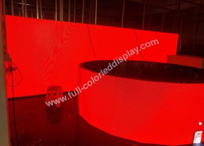 China P3.91 / P4.81 Circular Arc Led Display Rental , Curved Led Screens For Stage for sale