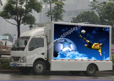China Exposição de diodo emissor de luz móvel P5/P6/P8/P10 do caminhão de aço do alumínio HD à venda