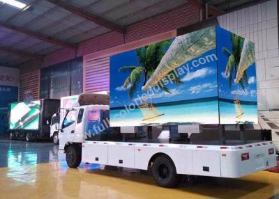 China Energy Saving Truck Mobile LED Display P5 / P6 / P8 / P10 Weather Resistant Cabinet for sale