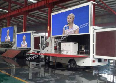 China 10Mm de Vrachtwagen Mobiele LEIDENE van de Pixelhoogte Vertoning voor Reclame 1R1G1B Te koop